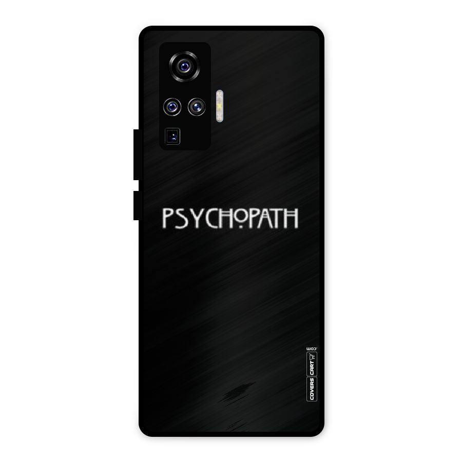Psycopath Alert Metal Back Case for Vivo X50 Pro