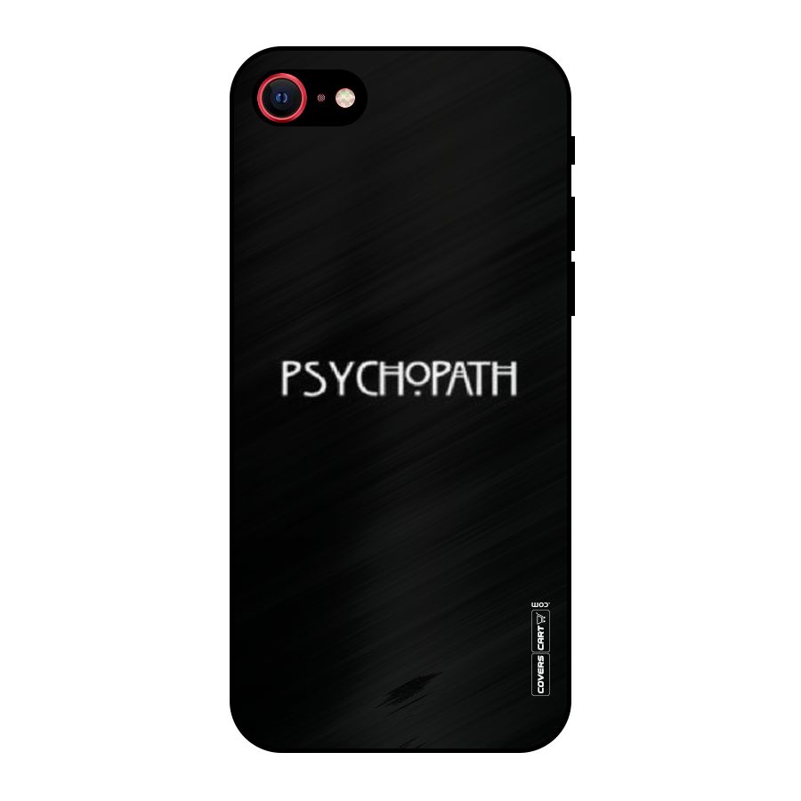 Psycopath Alert Metal Back Case for iPhone 7