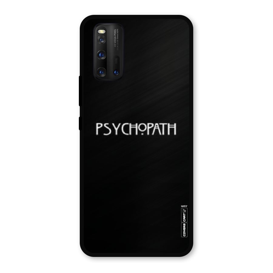 Psycopath Alert Metal Back Case for iQOO 3
