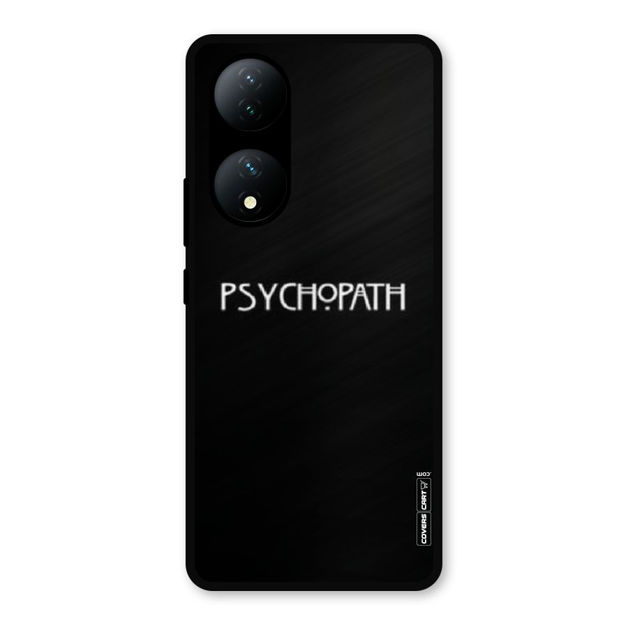 Psycopath Alert Metal Back Case for iQOO Z7s