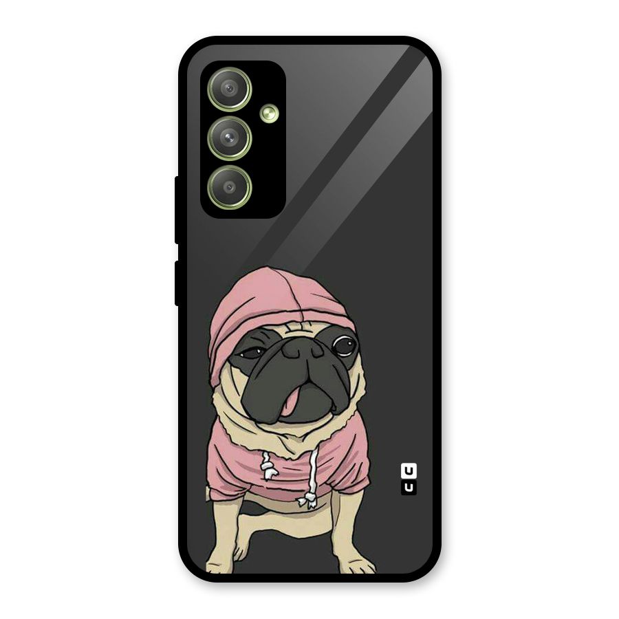Pug Swag Glass Back Case for Galaxy A54