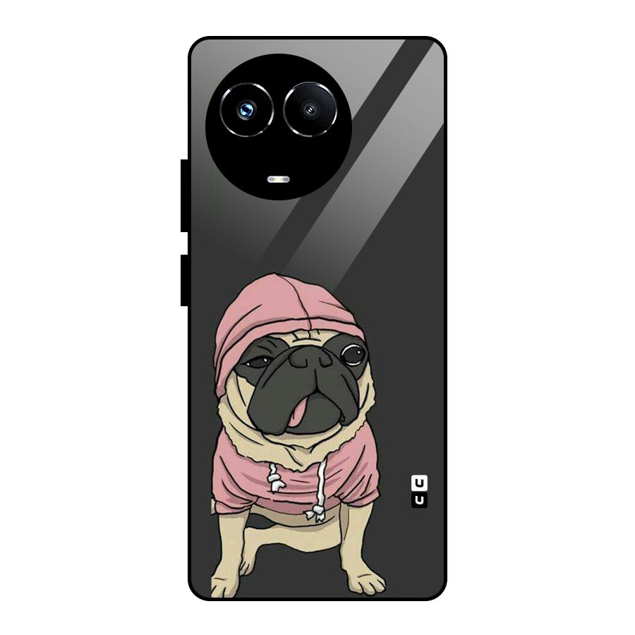 Pug Swag Glass Back Case for Realme Narzo 60X