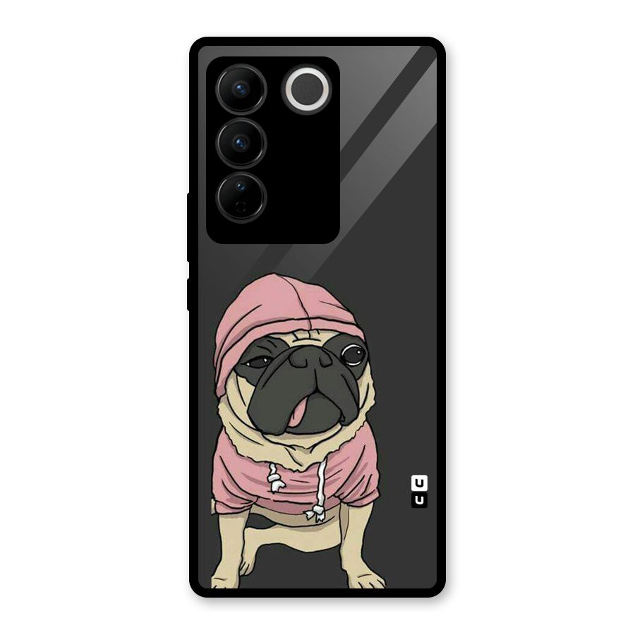 Pug Swag Glass Back Case for Vivo V27