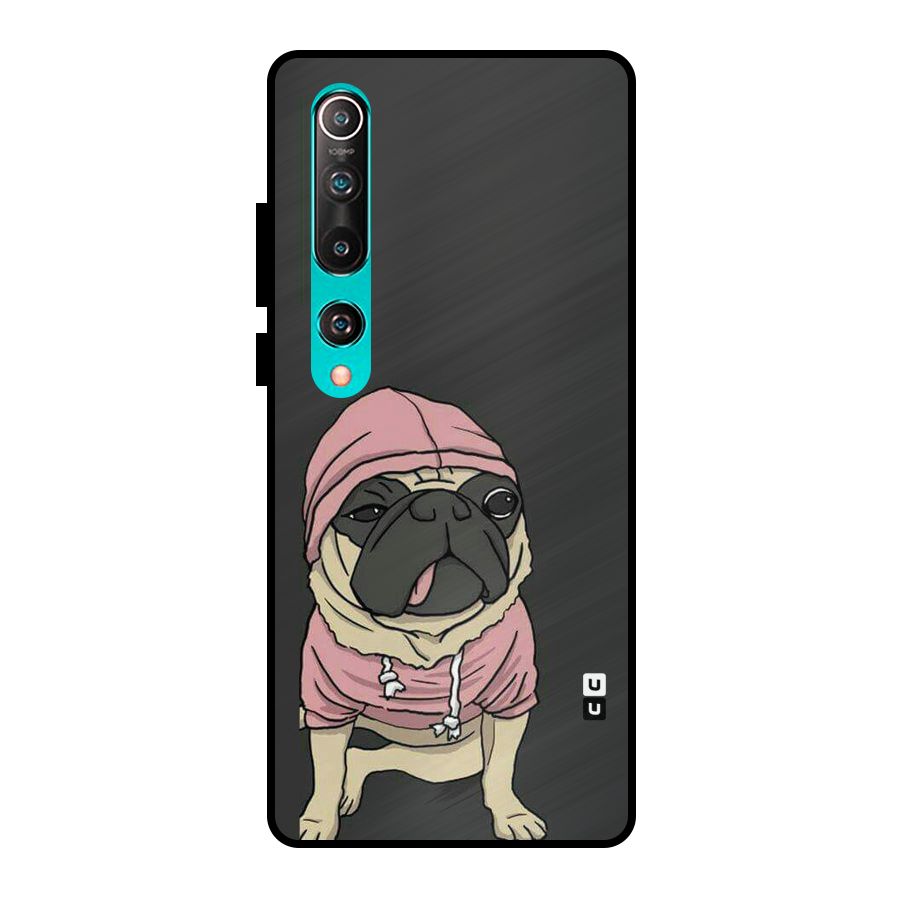 Pug Swag Metal Back Case for Mi 10