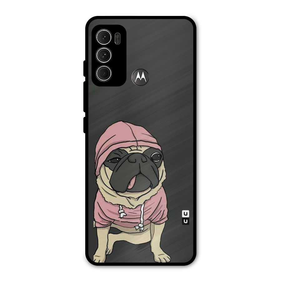 Pug Swag Metal Back Case for Moto G60