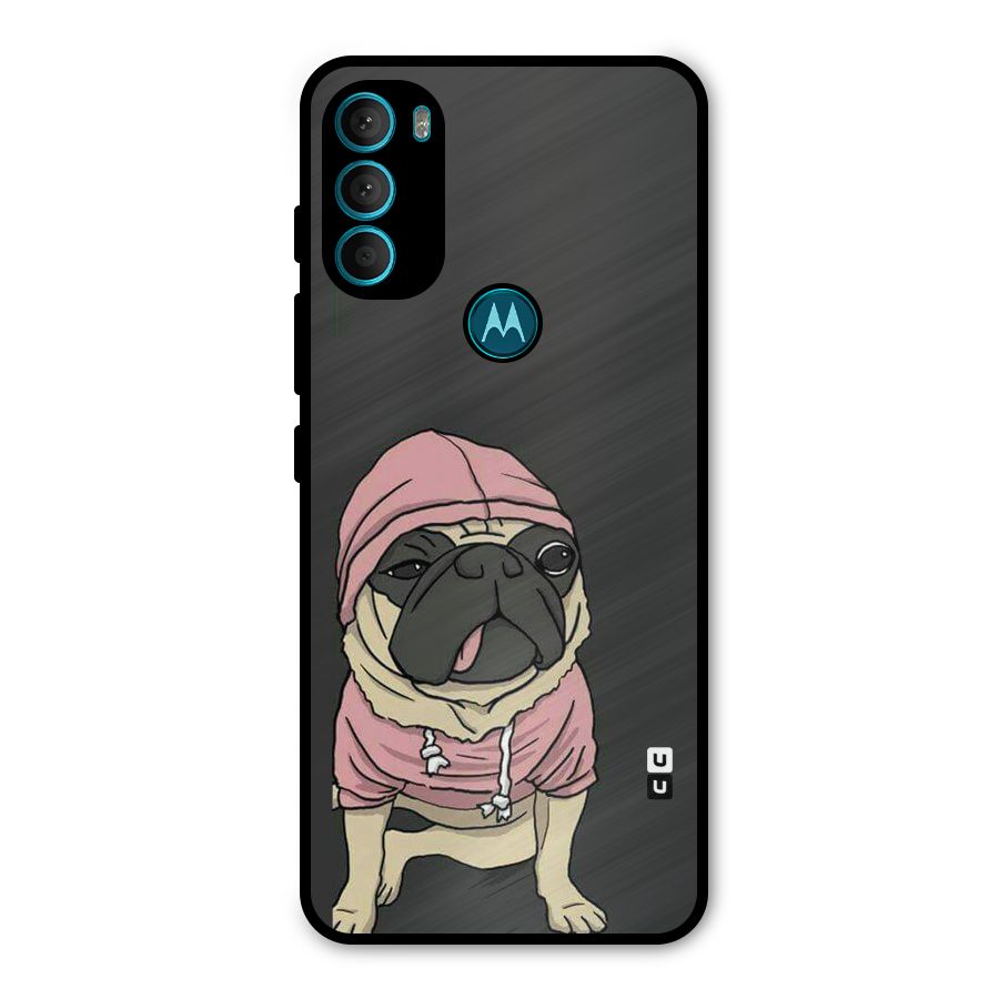 Pug Swag Metal Back Case for Moto G71 5G