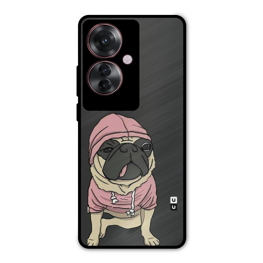 Pug Swag Metal Back Case for Oppo F25 Pro