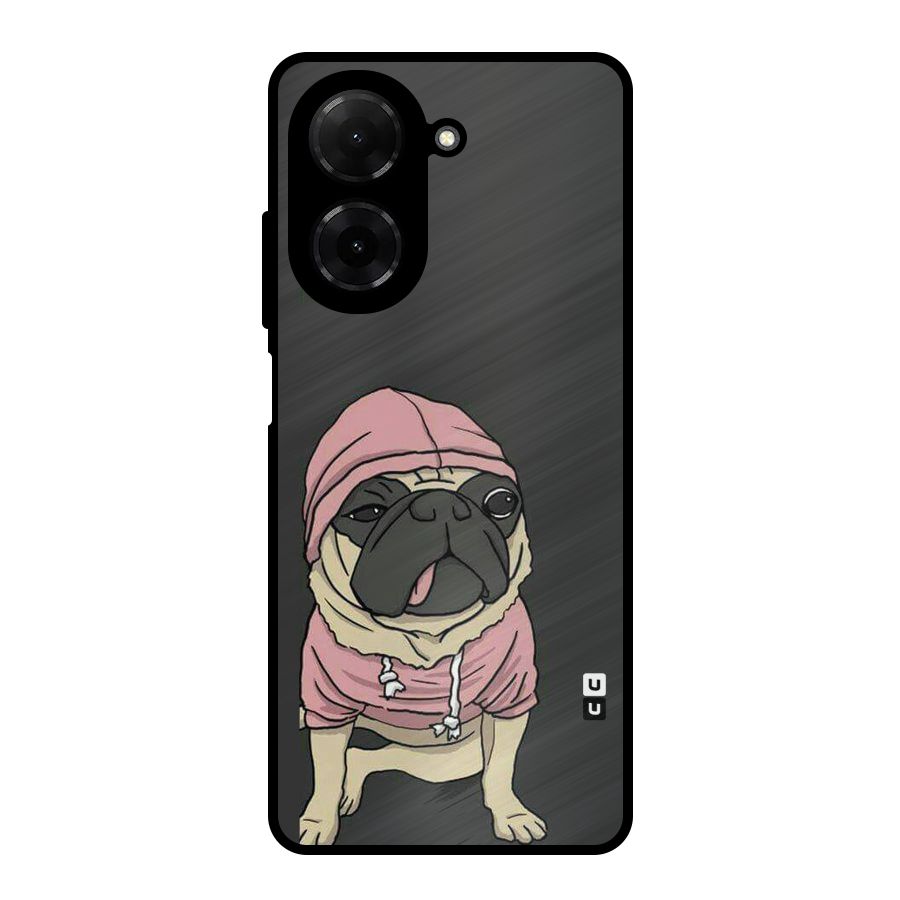 Pug Swag Metal Back Case for Poco C71