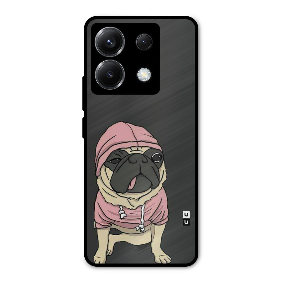 Pug Swag Metal Back Case for Poco X6