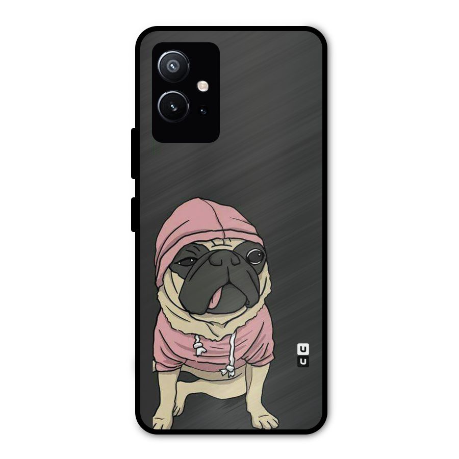 Pug Swag Metal Back Case for Vivo T1 5G