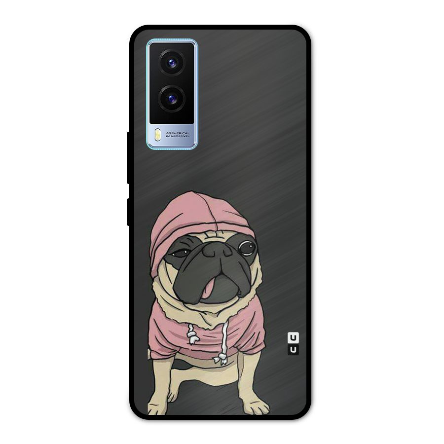 Pug Swag Metal Back Case for Vivo V21e 5G