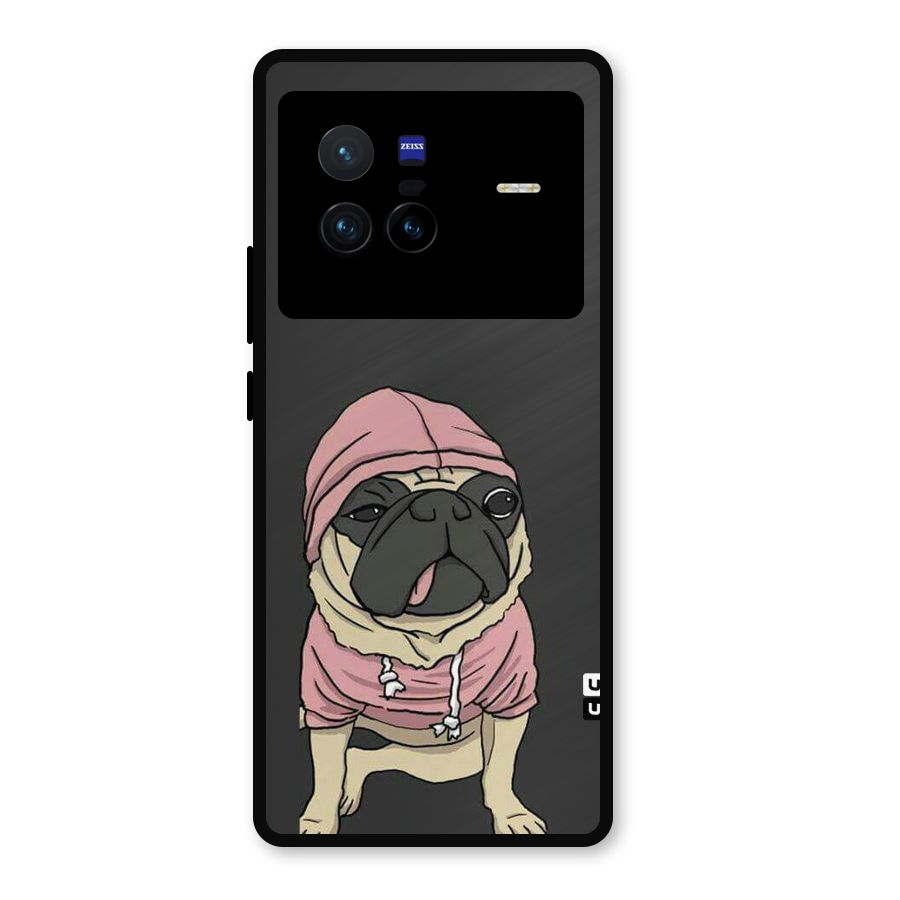 Pug Swag Metal Back Case for Vivo X80