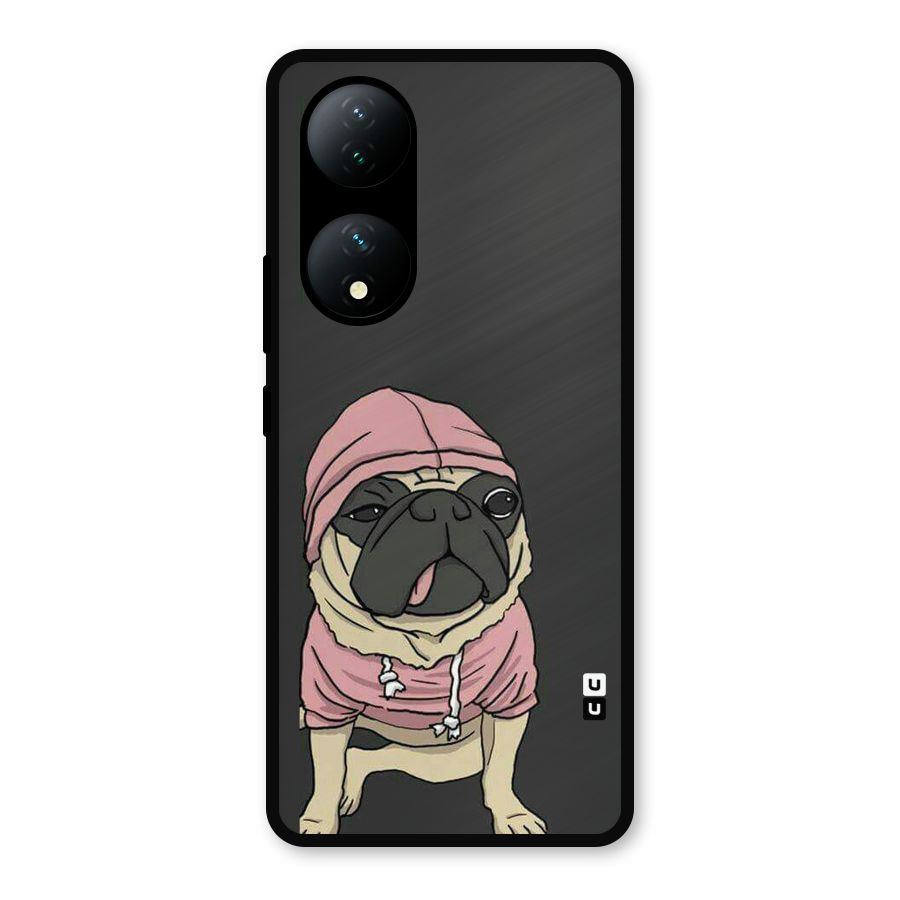 Pug Swag Metal Back Case for Vivo Y100a