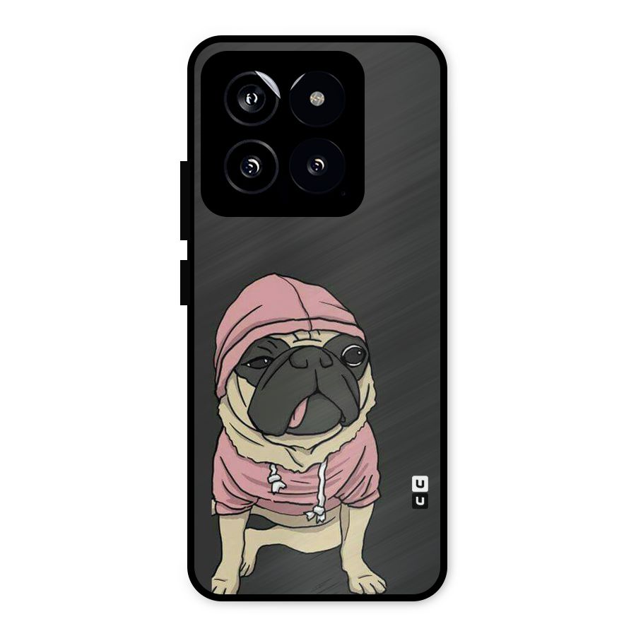 Pug Swag Metal Back Case for Xiaomi 14