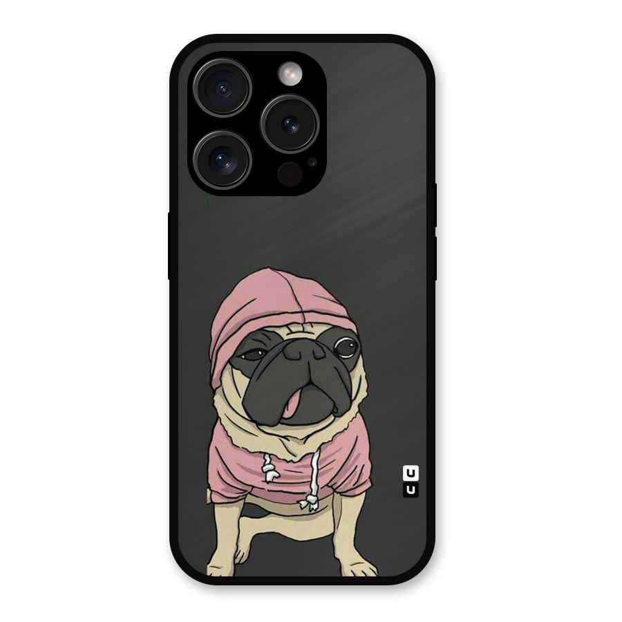 Pug Swag Metal Back Case for iPhone 15 Pro