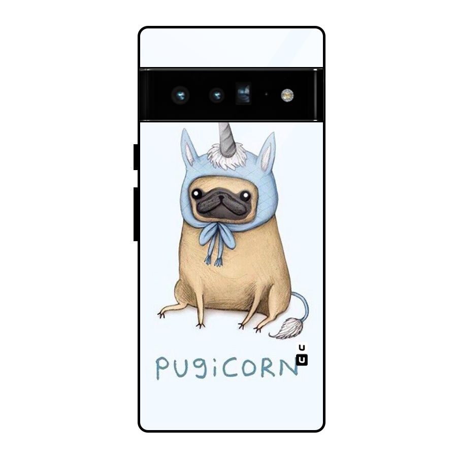 Pugicorn Glass Back Case for Google Pixel 6 Pro