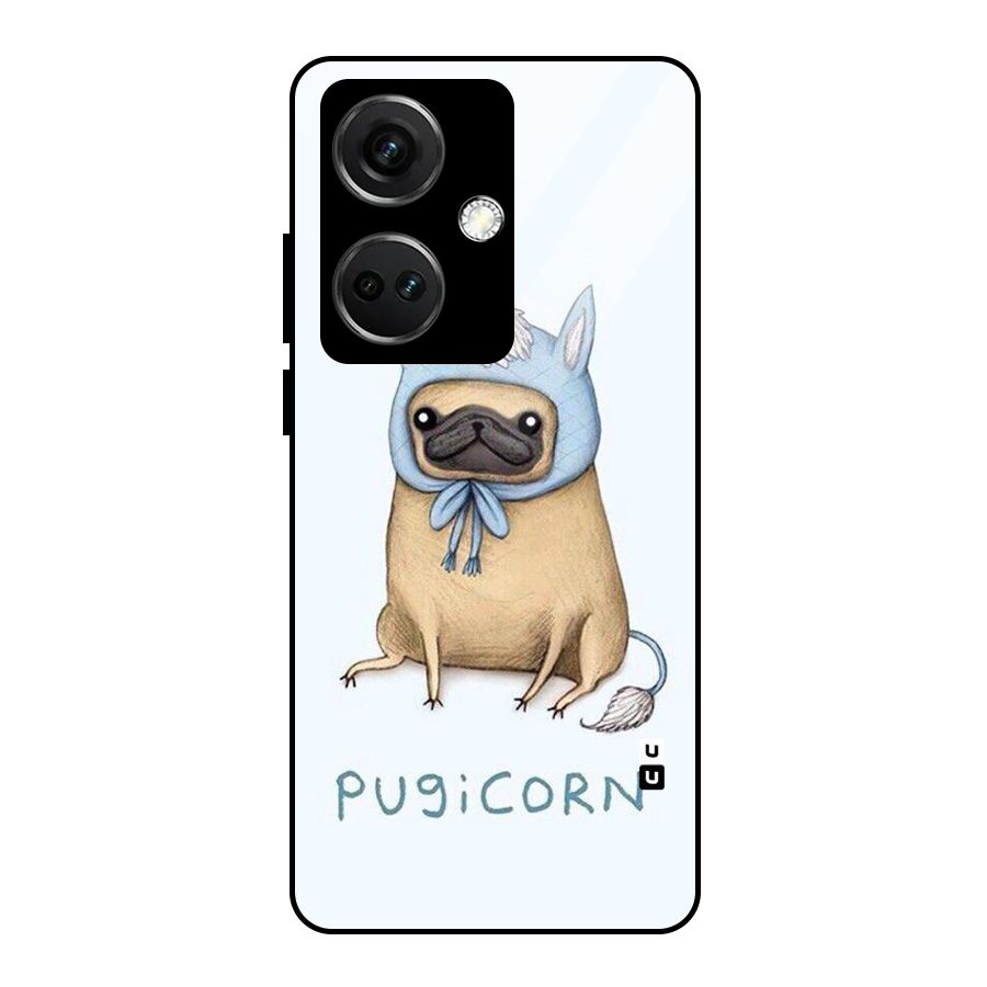 Pugicorn Glass Back Case for OnePlus Nord CE 3 5G