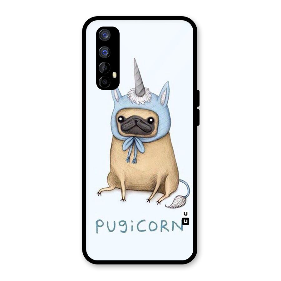 Pugicorn Glass Back Case for Realme Narzo 20 Pro