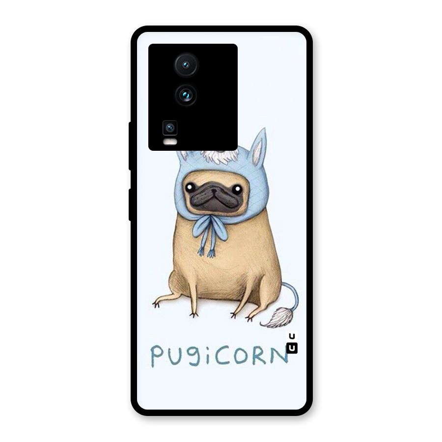 Pugicorn Glass Back Case for Vivo iQOO Neo 7 Pro