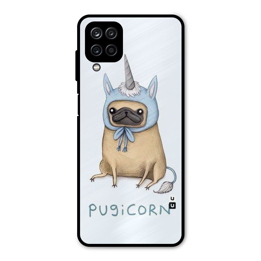 Pugicorn Metal Back Case for Galaxy A12