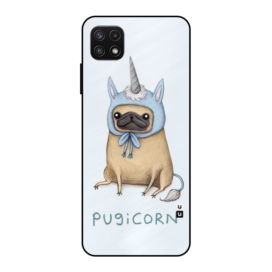 Pugicorn Metal Back Case for Galaxy A22 5G