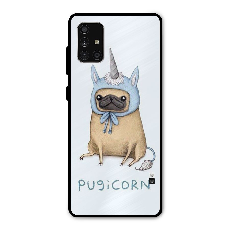 Pugicorn Metal Back Case for Galaxy A71