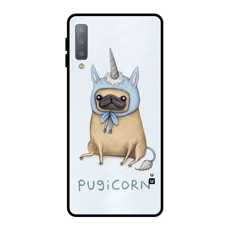 Pugicorn Metal Back Case for Galaxy A7 (2018)