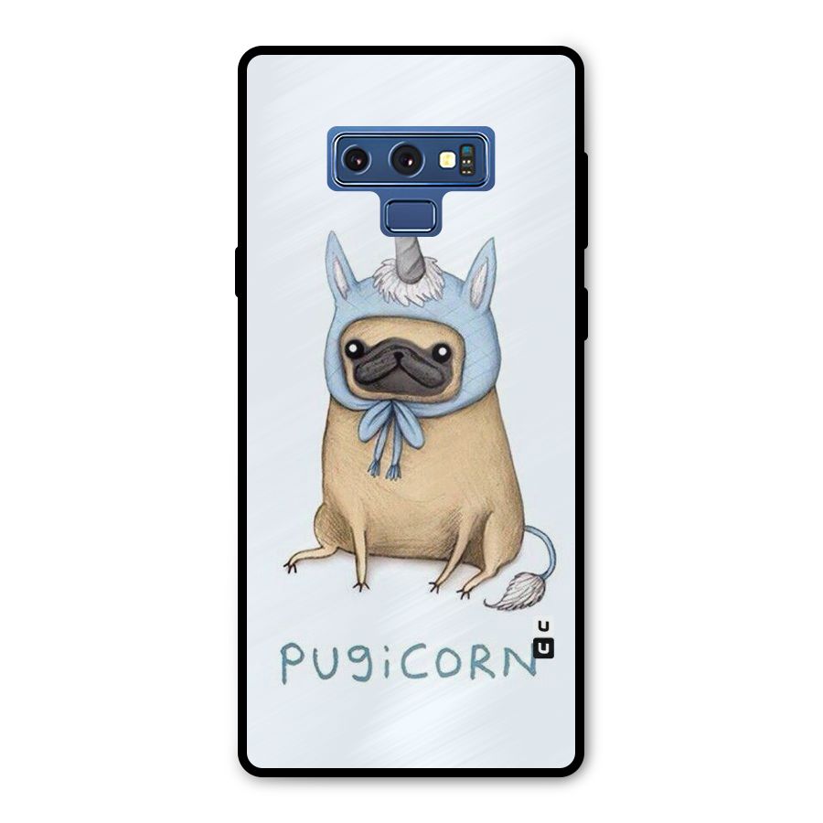 Pugicorn Metal Back Case for Galaxy Note 9