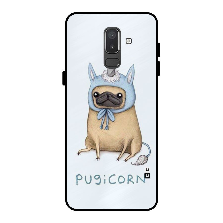 Pugicorn Metal Back Case for Galaxy On8 (2018)