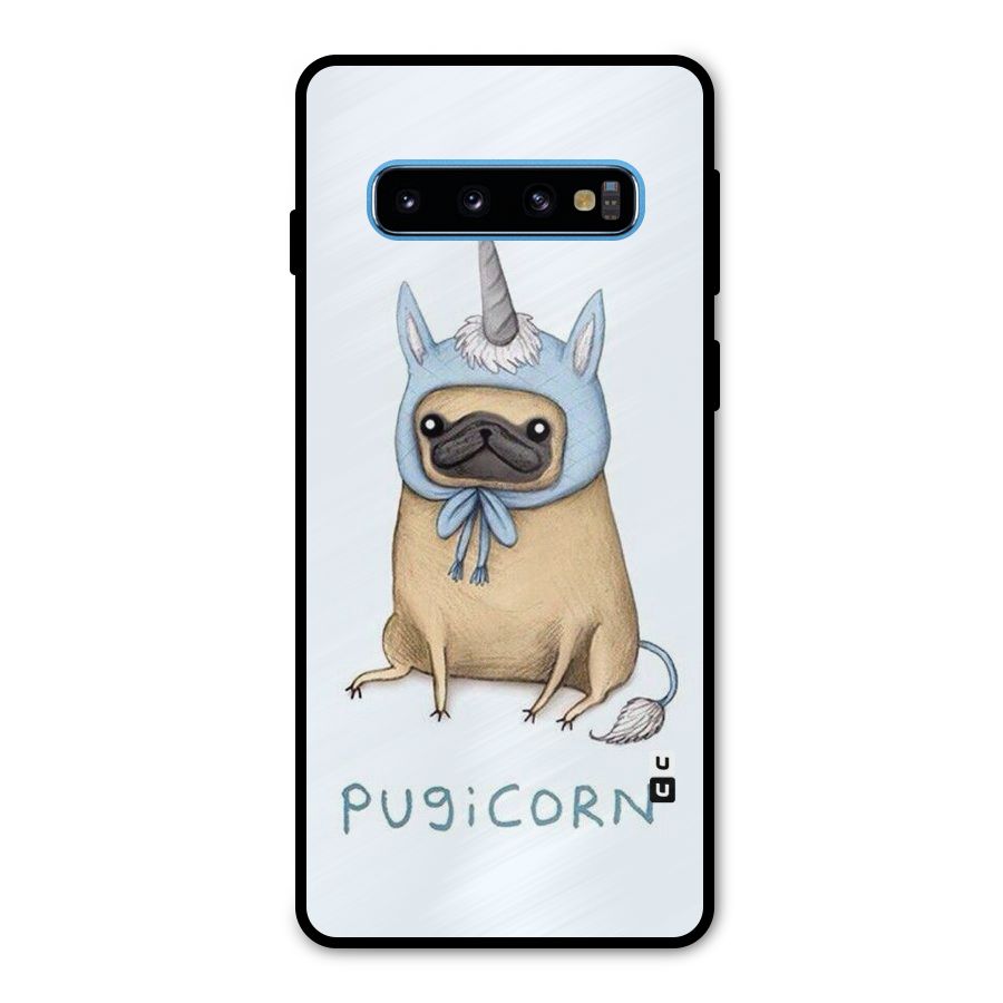 Pugicorn Metal Back Case for Galaxy S10
