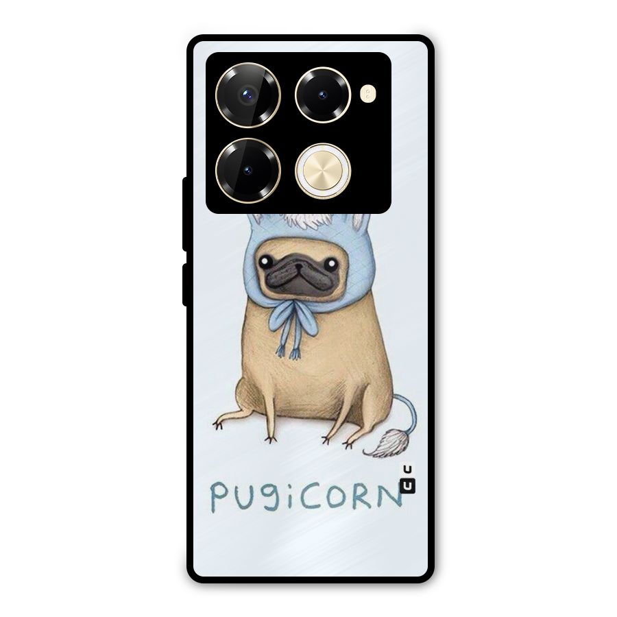 Pugicorn Metal Back Case for Infinix Note 40 Pro Plus