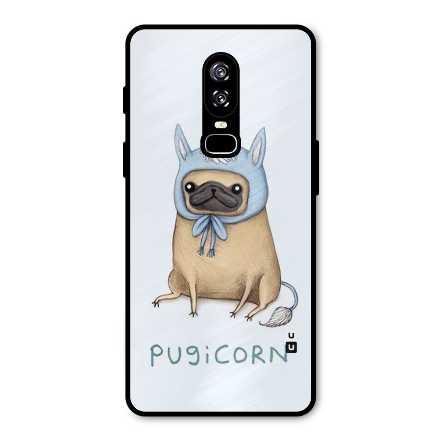 Pugicorn Metal Back Case for OnePlus 6