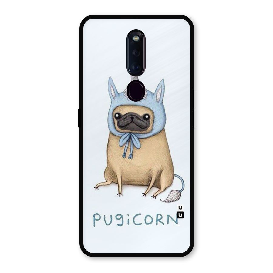 Pugicorn Metal Back Case for Oppo F11 Pro