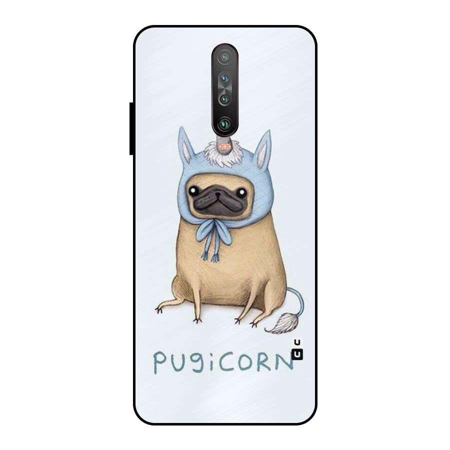 Pugicorn Metal Back Case for Poco X2