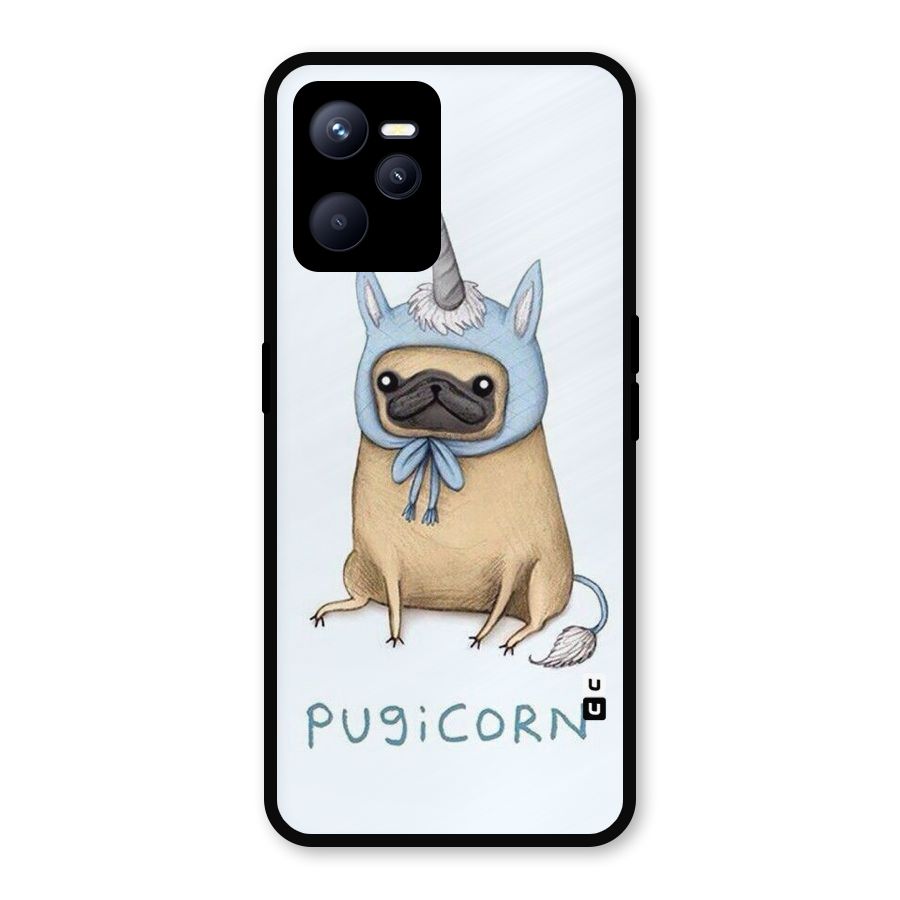 Pugicorn Metal Back Case for Realme C35