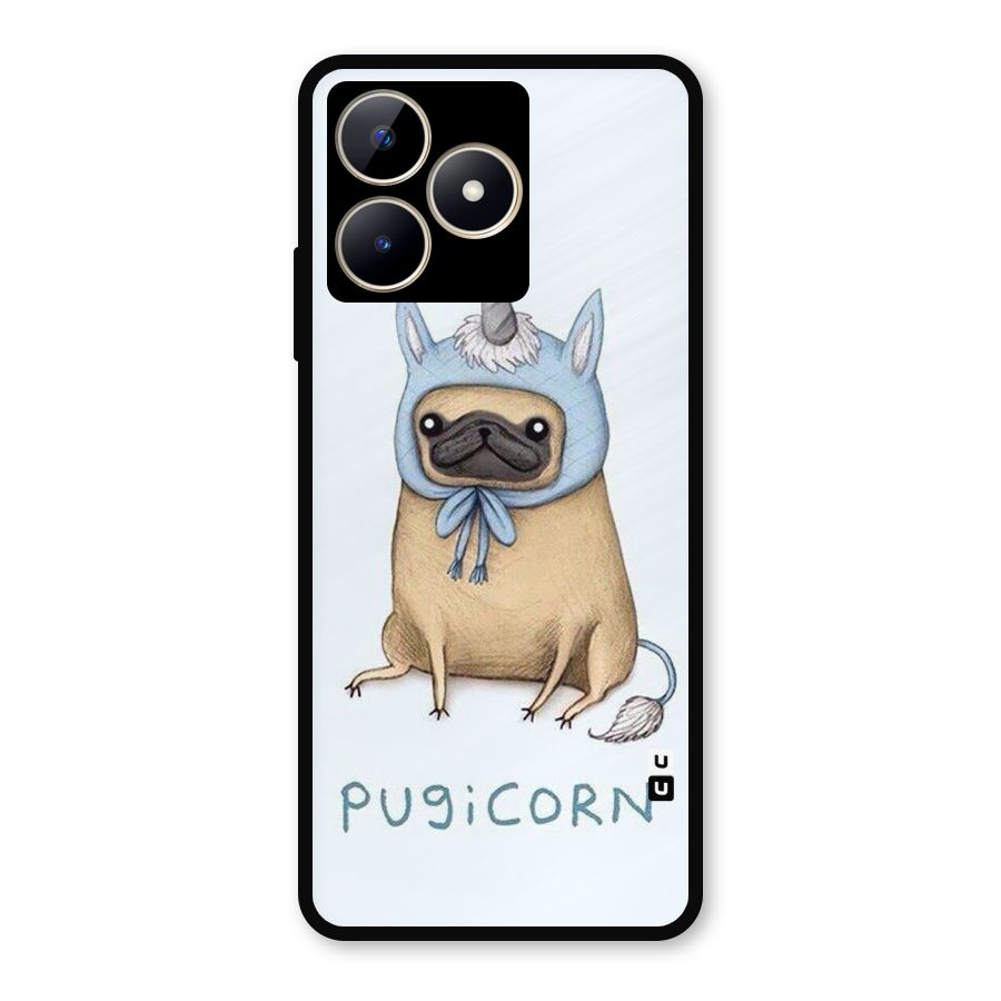 Pugicorn Metal Back Case for Realme C53