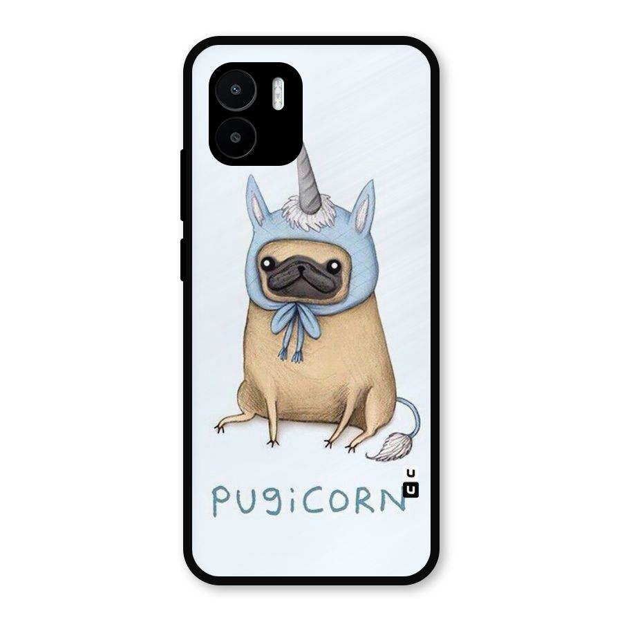 Pugicorn Metal Back Case for Redmi A2