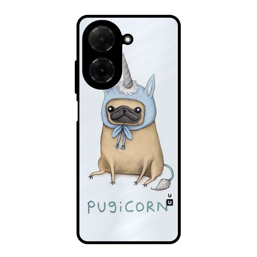 Pugicorn Metal Back Case for Redmi A5 4G