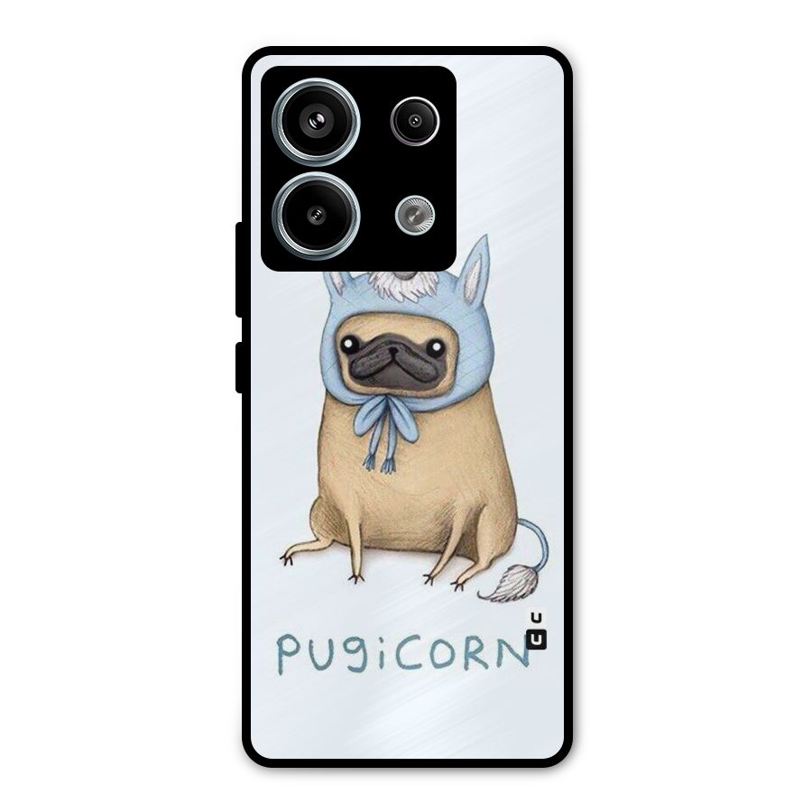 Pugicorn Metal Back Case for Redmi Note 13 Pro 5G