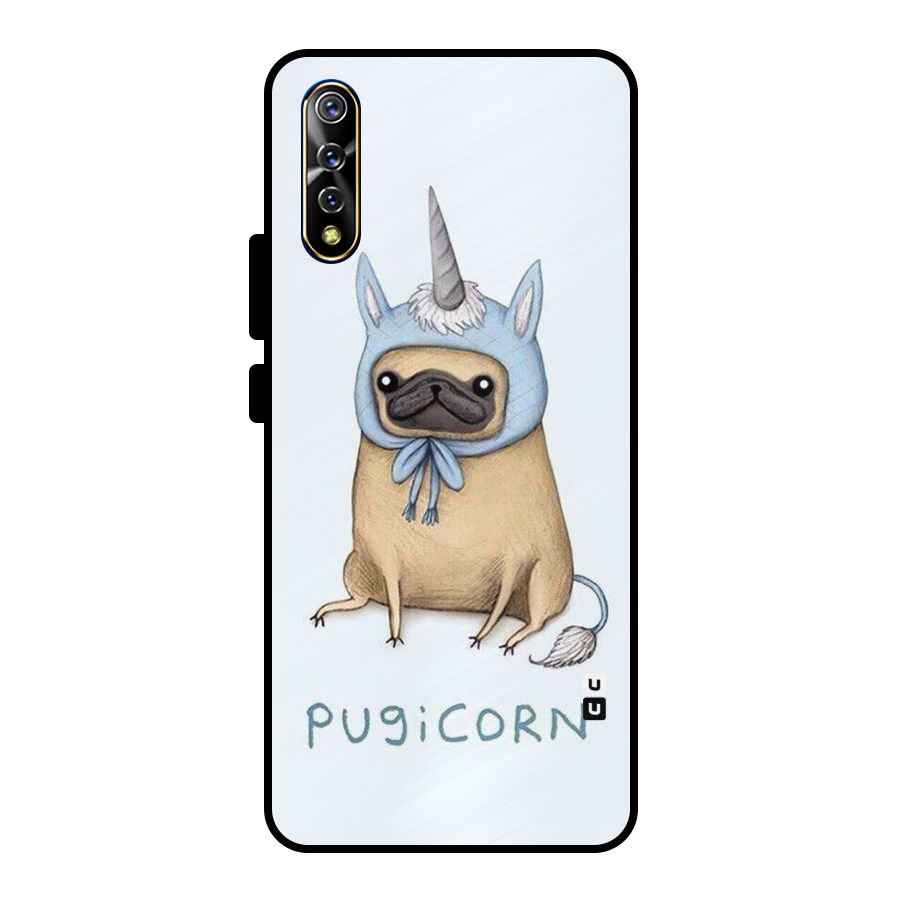 Pugicorn Metal Back Case for Vivo S1