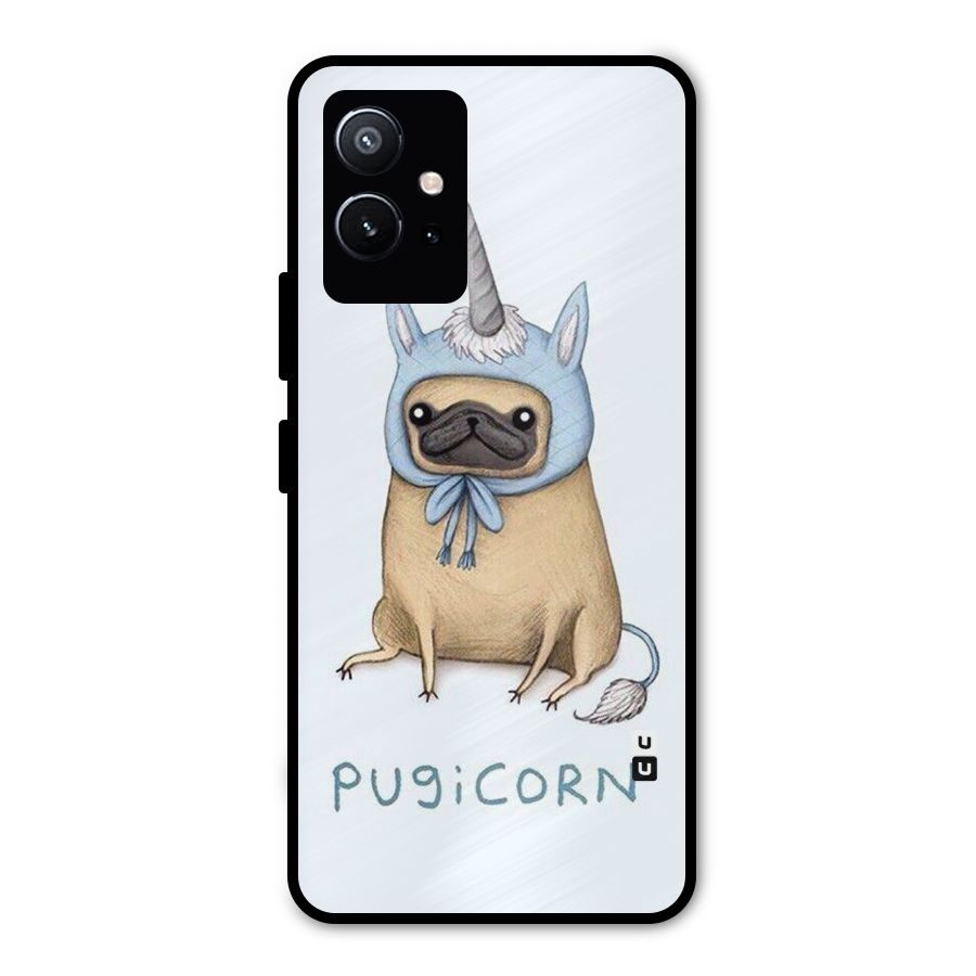 Pugicorn Metal Back Case for Vivo T1 5G