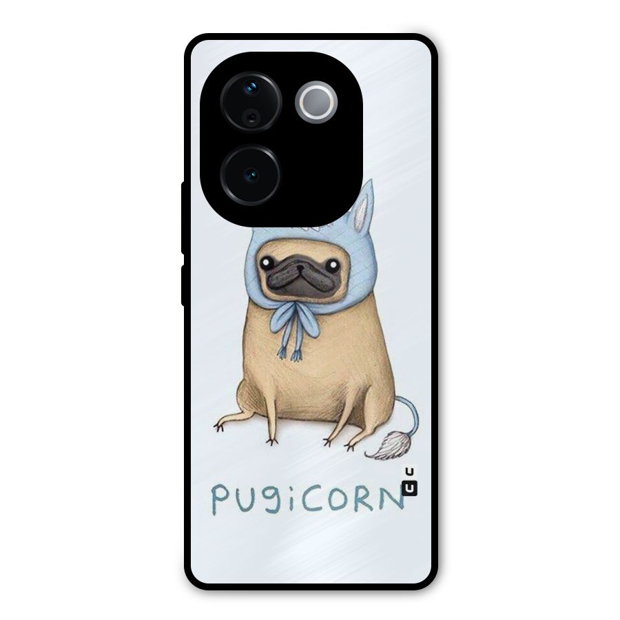 Pugicorn Metal Back Case for Vivo T3 Pro