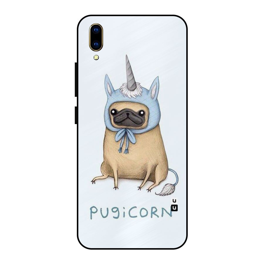Pugicorn Metal Back Case for Vivo V11 Pro
