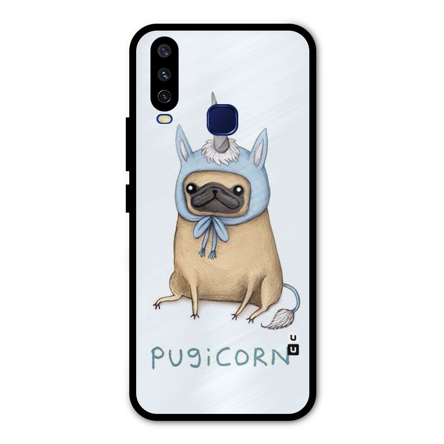 Pugicorn Metal Back Case for Vivo V17