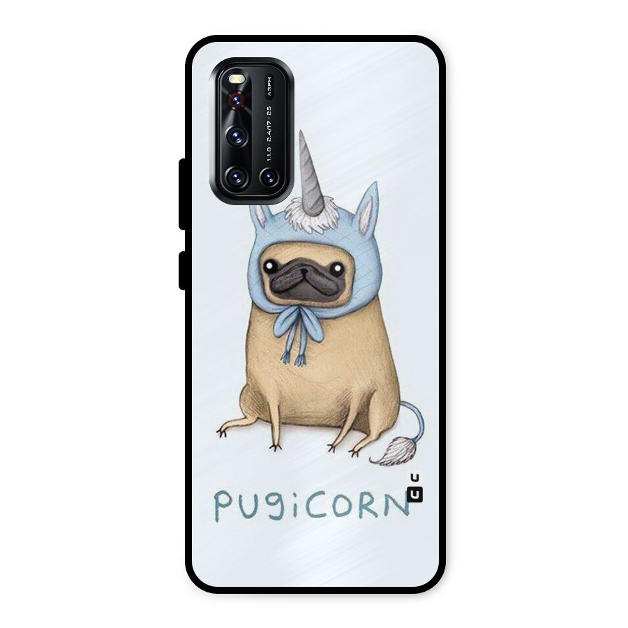 Pugicorn Metal Back Case for Vivo V19