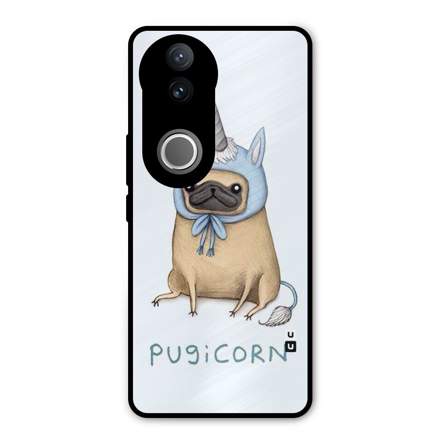 Pugicorn Metal Back Case for Vivo V50e