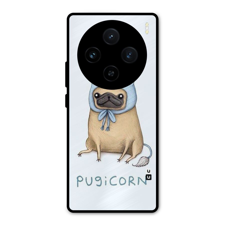 Pugicorn Metal Back Case for Vivo X100