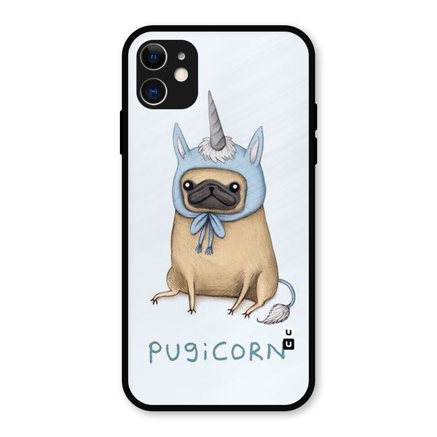Pugicorn Metal Back Case for iPhone 11