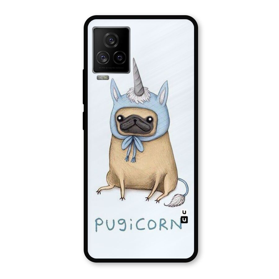 Pugicorn Metal Back Case for iQOO 7 Legend 5G
