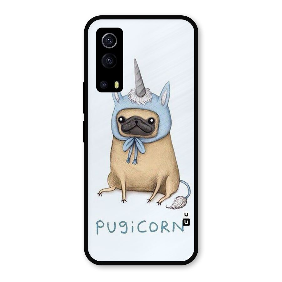 Pugicorn Metal Back Case for iQOO Z3